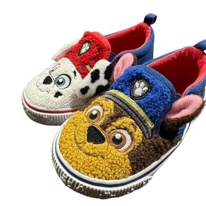 Paw Patrol Slippers Chase Marshall 3D Plush Sneakers Cartoon Nickelodeon Size 10